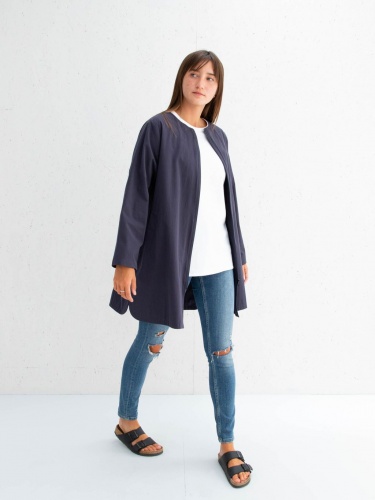 Mia Coat Navy by ChalkUK